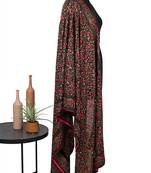 Black Georgette Kashmiri Embroidery Work Dupatta