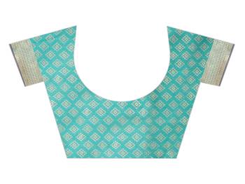 Lavender Woven Patola Saree With Blouse 4