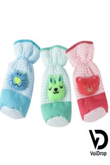 VoiDrop Baby Freeding Bottle Cover with Strap Neck Soft Plush Stretchable for (250, 260, 330 ml Feeders) Set of 3