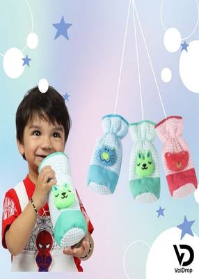 VOIDROP Baby Freeding Bottle Cover with Strap Neck Soft Plush Stretchable for (250, 260, 330 ml Feeders) Set of 6 1