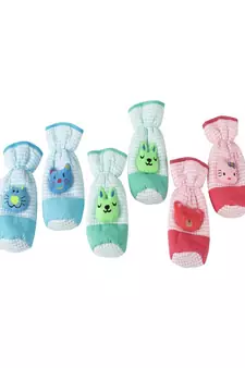 VOIDROP Baby Freeding Bottle Cover with Strap Neck Soft Plush Stretchable for (250, 260, 330 ml Feeders) Set of 6