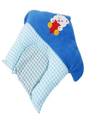 VoiDrop  Pack of 3 Head Neck Support Pillow, Organic Fabric Baby Pillow,Perfect for Kids Sleeping Pillow,Baby (Blue) 4
