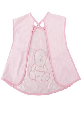 VOIDROP Cotton Bibs For Baby Kids Feeding 0 to 24 Months Comfort For Baby Re-usable Pack of 2 Pink Color 4
