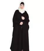 Nazneen Front open and cuff with self button butterfly Kaftan