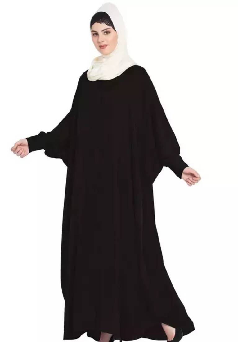 Nazneen Front open and cuff with self button butterfly Kaftan