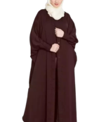 Nazneen Front open and cuff with self button butterfly Kaftan