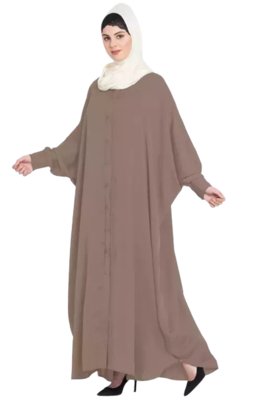 Nazneen Front open and cuff with self button butterfly Kaftan 2