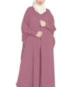 Nazneen Front open and cuff with self button butterfly Kaftan