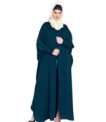 Nazneen Front open and cuff with self button butterfly Kaftan