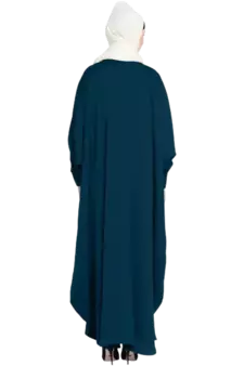Nazneen Front open and cuff with self button butterfly Kaftan