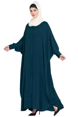 Nazneen Front open and cuff with self button butterfly Kaftan 3
