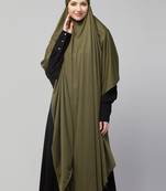 Nazneen ready to wear instant tie at back long Jersey hijab