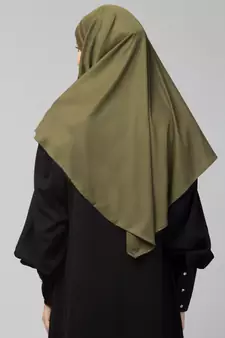Nazneen front gather & pleated with Cristal stone ready to wear prayer Hijab