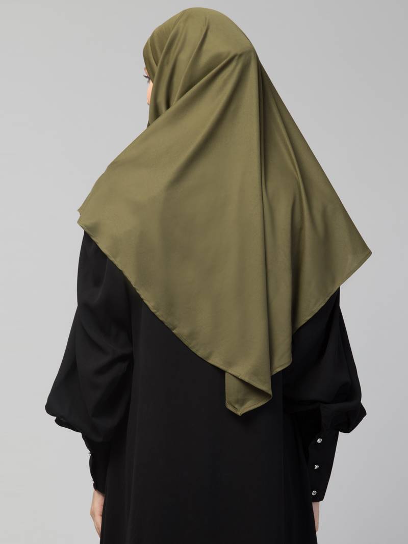 Nazneen front gather & pleated with Cristal stone ready to wear prayer Hijab