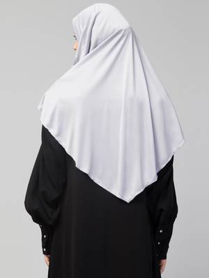  Nazneen Islamic Calligraphy printed front gather & pleated with Cristal stone ready to wear prayer Hijab  5