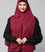 Nazneen buttons at shoulder Malaysian Hijab