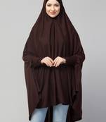 Nazneen stretchable Jersey smoking at  sleeve  Jilbab cum prayer khimar  Hijab