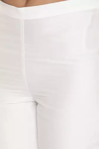 Ivory Silk Pants