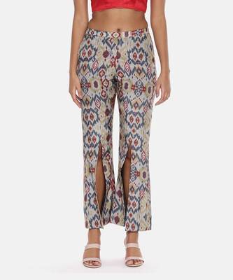 Muslin Printed Double Layer Pant 1