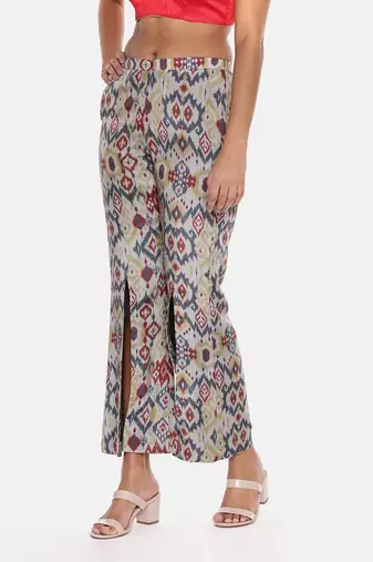 Muslin Printed Double Layer Pant
