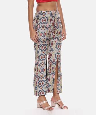 Muslin Printed Double Layer Pant 3