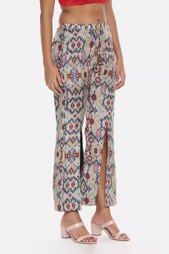 Muslin Printed Double Layer Pant