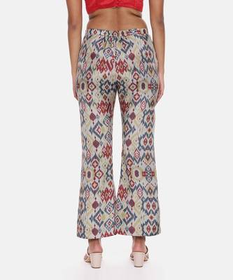 Muslin Printed Double Layer Pant 4