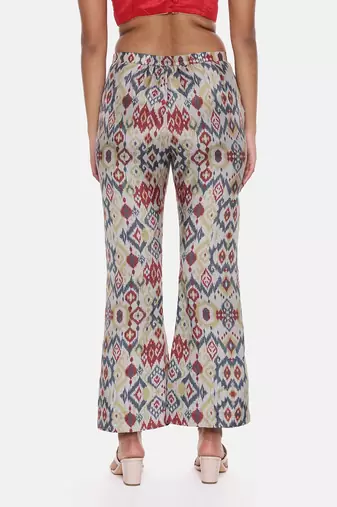Muslin Printed Double Layer Pant