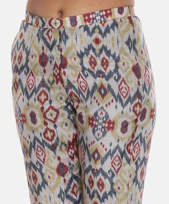 Muslin Printed Double Layer Pant 6