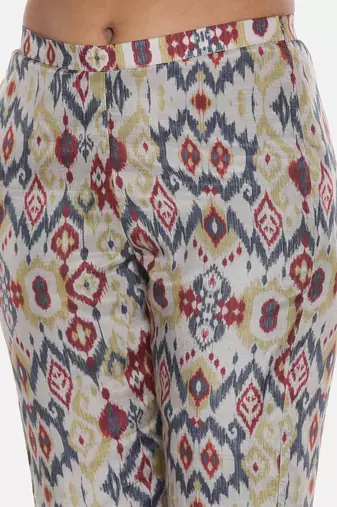 Muslin Printed Double Layer Pant