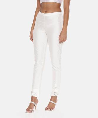 Classic Ivory Cotton Silk Co-ordset 3