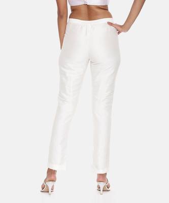 Classic Ivory Cotton Silk Co-ordset 4