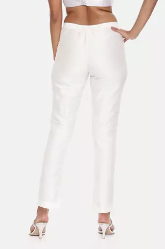 Classic Ivory Cotton Silk Co-ordset