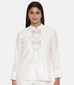 Classic Ivory Cotton Silk Co-ordset