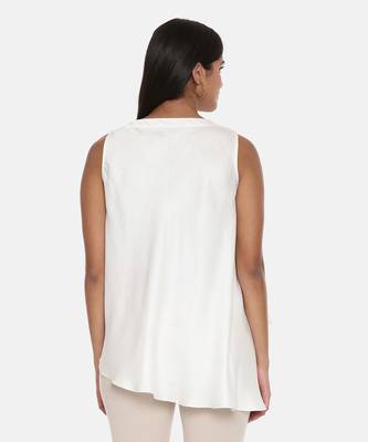 Silk Chanderi Embroidered Top 5