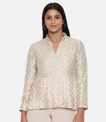 Banaras Silk Jacquard Top