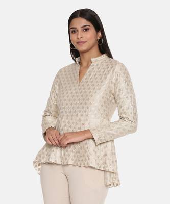Banaras Silk Jacquard Top 3