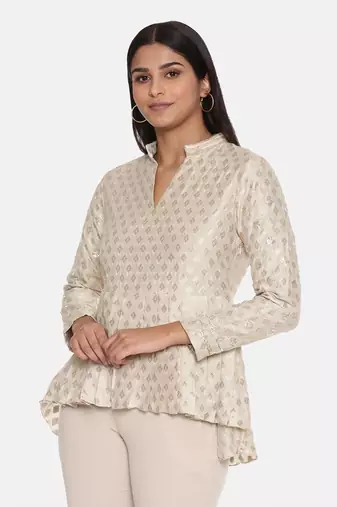 Banaras Silk Jacquard Top