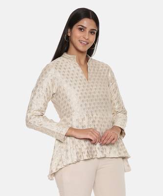 Banaras Silk Jacquard Top 4