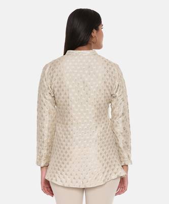 Banaras Silk Jacquard Top 5
