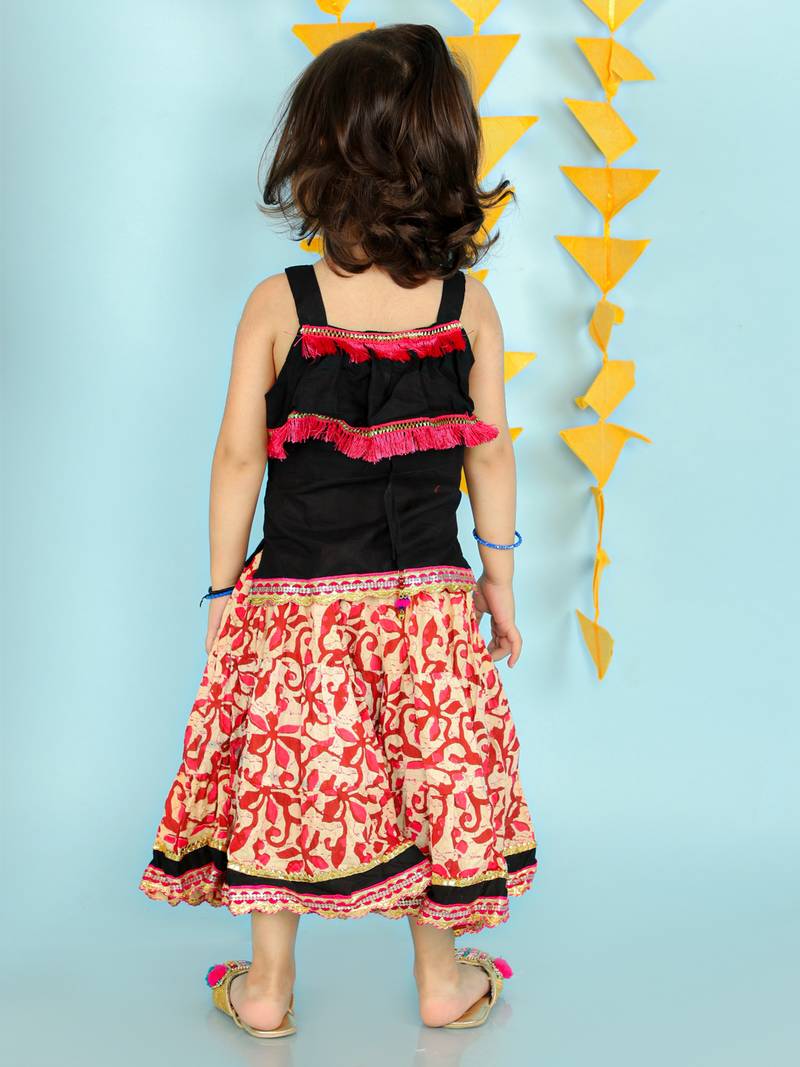 KID1 Fusion Wear Top With Long Skirt Set