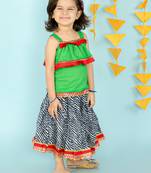 KID1 Fusion Wear Top With Long Skirt Set