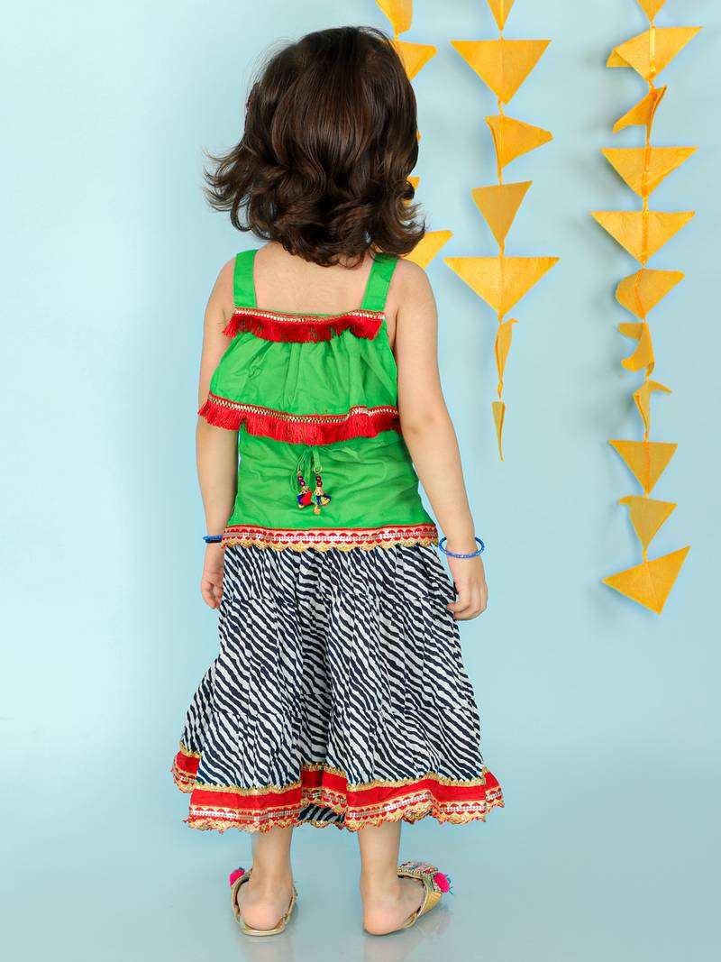 KID1 Fusion Wear Top With Long Skirt Set