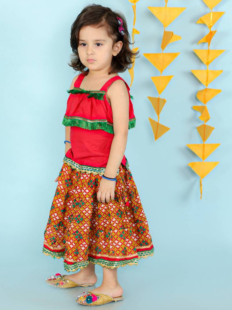 KID1 Fusion Wear Top With Long Skirt Set