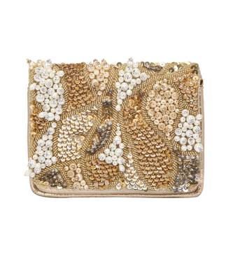 Gold Flap Clutch 1
