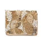 Gold Flap Clutch