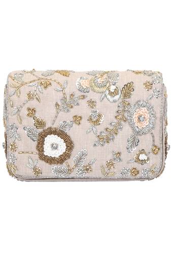 Gold Flap Clutch