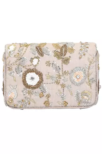 Gold Flap Clutch