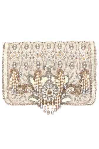 Gold Flap Clutch