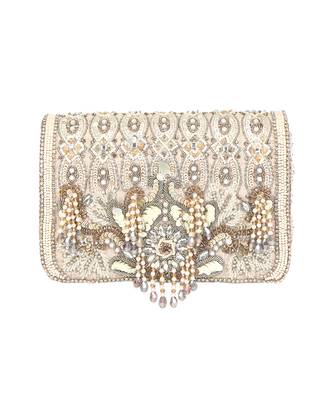 Gold Flap Clutch 1